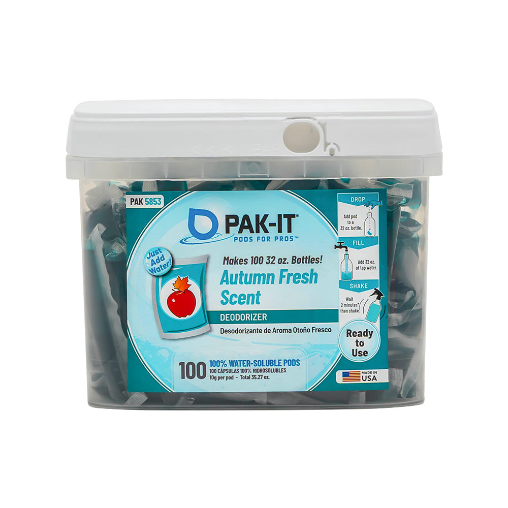 PAK-IT® Autumn Fresh Scent Deodorizer-deodorizer-100ct Tub-Individual-PAK-IT - Pods for Pros®