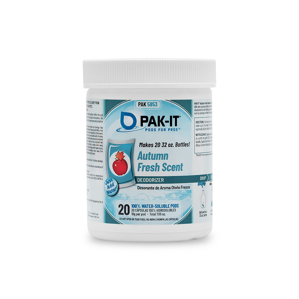 PAK-IT® Autumn Fresh Scent Deodorizer-deodorizer-20ct Jar-Individual-PAK-IT - Pods for Pros®