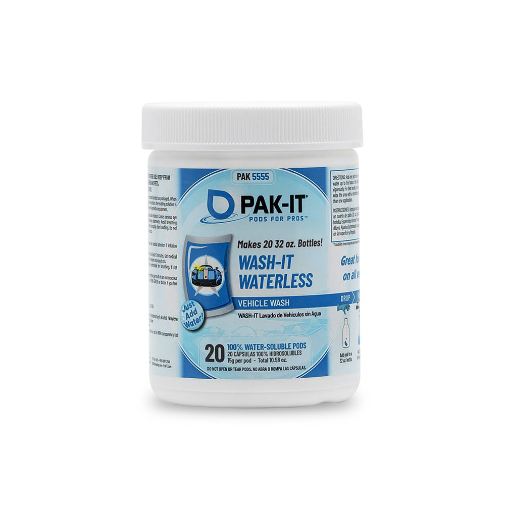 PAK-IT® Wash-It Waterless Vehicle Wash-vehicle wash-20ct Jar-Individual-PAK-IT - Pods for Pros®